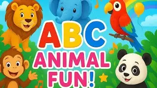 ABC Animal Adventure | Fun Alphabet Song for Kids l PlaySmart With Aashu 