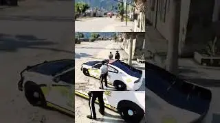 GTA5 Fivem Suspect Took Off & Face Plants Into Ground