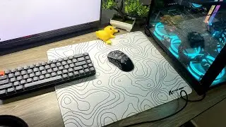 UNBOXING COMPLETO DO MOUSEPAD DA ATTACK SHARK CM02 DE 450X400MM! VALE A PENA O VALOR?