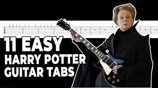 How to play ALL Harry Potter Songs on Guitar Tutorial | Tabs