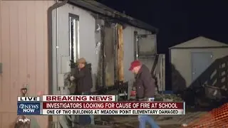 Fire damages building at Meadow Point Elementary School in Aurora
