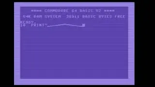 Commodore 64 Basic  one-liner  Waves