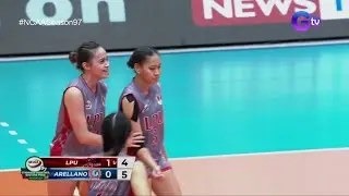 Loaded cross-court hit para kay Jaja Tulang! #NCAASeason97