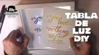 Tabla trazadora de luz casera - DIY Light pad