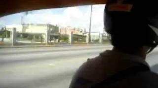 En Coco Taxi por el Malecon en la Habana 08