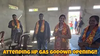 Aaj Store se sida Farabari ki taraf chal diye Puja attend karney ! Attending the opening puja of Gas