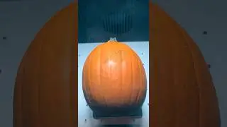 Engraving a pumpkin on XTool F1 ultra #xtool #xtoollaser #engraving