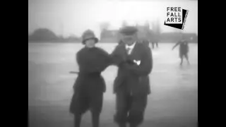 South Holland - Ice Skating at Cowbit 1920s - Past Lives Project