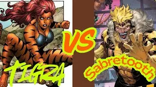 Tigra vs Sabretooth! Marvel Champions Gameplay!