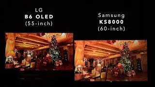 (Motion) LG B6 OLED vs. Samsung KS8000