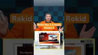 Мой первый опыт использования очков дополненной реальности #rokidglasses #rokidstation #arglasses...