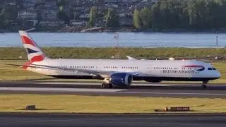 British Airways Boeing 787-10 Dreamliner [G-ZBLB] Takeoff from PDX