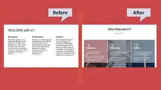Polish a Text-heavy Slide by using shapes/Icons/Pictures - iSlide Presentation Tips