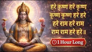 Hare Krishna Chanting for Stress, Anxiety & Overthinking | 1 Hour Healing Mantra