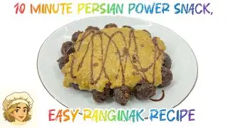 10 Minute Persian Energy Snack 💪 Dates, Cocoa & Walnuts Ranginak Recipe 🍯