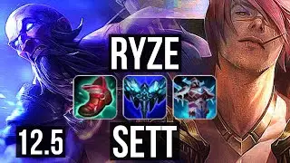RYZE vs SETT (MID) | 8/3/15, Rank 10 Ryze, Dominating | KR Challenger | 12.5