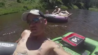 Floating the Platte on Father's Day 2016