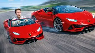 Mini Twin Lambo vs Real Lamborghini!