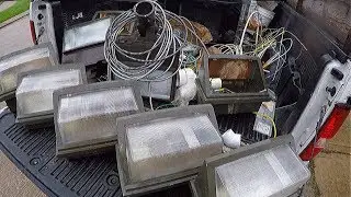 Hatchets & Flip Flops (Stripping Commercial Lights For Copper, Aluminum & More)