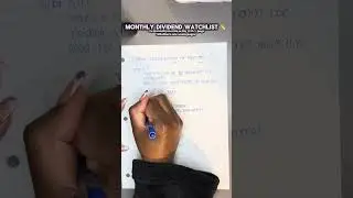 Список акций с ежемесячными дивидендами 👀 #акции #дейтрейдинг #фондовыйрынок #инвестиции #финансо...