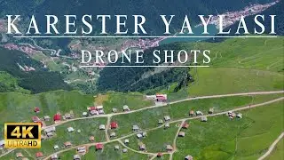 KARESTER YAYLASI (PLATEAU, 2270m), ÇAYKARA, TRABZON 🇹🇷 ULTRAHD (4K) DRONE ÇEKİMLERİ (DRONE FOOTAGE)