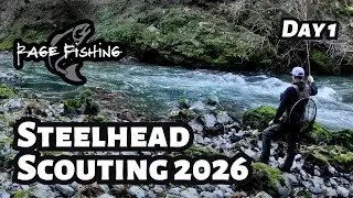 STEELHEAD SCOUTING 2026 - DAY 1 - WINTER STEELHEAD FISHING SUCCESS ON A NEW RIVER - FLOAT AND BEAD