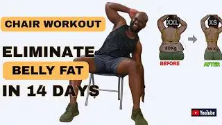 Lose Belly Fat Sitting Down | 7-Min Chair Workout