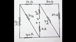 حل مسألة على توصيل المقاومات توالي وتوازي 14