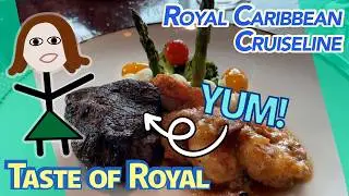 What is Taste of Royal?... Is it Worth the Cost? - Royal Caribbean Dining Experience