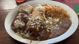 Miguel’s Mexican food chimichanga review Stockton California 