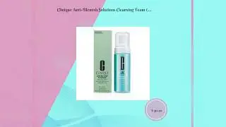 Clinique Anti-Blemish Solutions Cleansing Foam ( All Skin Types )--125ml/4.2oz
