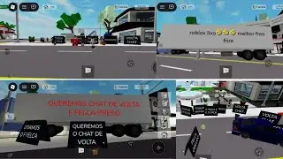 Estão protestando sobre a saída do chat do Roblox...