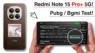 Redmi Note 15 Pro Plus 5g Pubg Test⚡Redmi Note 15 Pro Plus 5g Bgmi Test⚡SD 7s Gen 4 + 6500mAh🔋