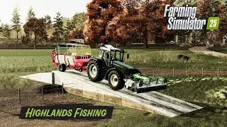 LS25 Kuhweide reparieren auf der Kinlaig  MAP