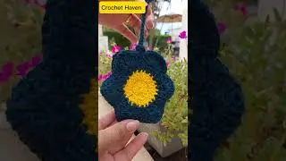 Beautiful crochet flower 🌹 #woolwork #crochetprojects #handmade #wool #knitting #crochetdesigns