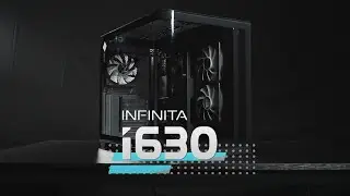 Infinita Series i630, Aesthetic Panoramic Curved Glass Gaming ATX Case