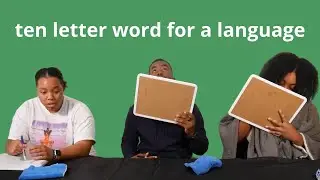 10 Letter Language | Word Up | Game Nights @ 6IX Studios