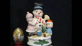 X'mas (snowman and kids) music box series