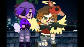 Headshot meme ft William afton and Michael afton and Terrence afton