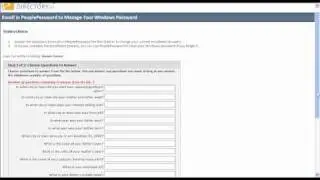 Active Directory Self-Service Password Reset and More:  Using the PeoplePassword Enrollment Center
