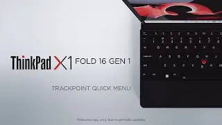 How to Use the TrackPoint Quick Menu on the ThinkPad X1 Fold 16 Gen 1