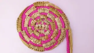 Как сделать красивый придверный коврик, Sonu Crafters 🌸🧷