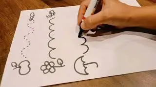 learn writing skills /writting patterns /early years writing / tracing worksheets /writing worksheet