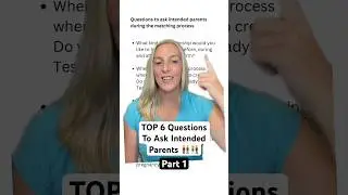 These questions are a MUST ASK during the surrogacy matching process! #surrogacy #surrogateadvocate