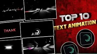 Top 10 Urdu/Pashto / Hindi text Xml preset | Text Animation Preset For Alight Motion | Alight Motion