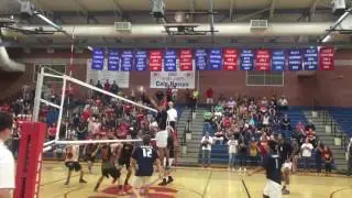 Apache Varsity Boys Volleyball beat Clovis West 3-0 in Quarterfinal Game