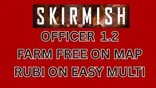 WAR COMMANDER SKIRMISH OFFICER  1.2 FARM FREE ON MAP RUBI ON EASY MULTI