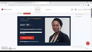 TEF Second stage(Tony Elumelu Application Second Stage Application Navigation)