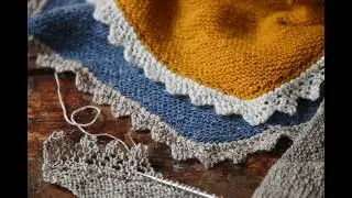 Ljungan Shawl - how to knit the lace edging