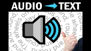 Audio to Text without any code or programm #Text #Audio #Converting